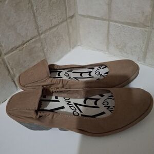 Fly London Tan Cupido Wedge Shoes Size EU 40